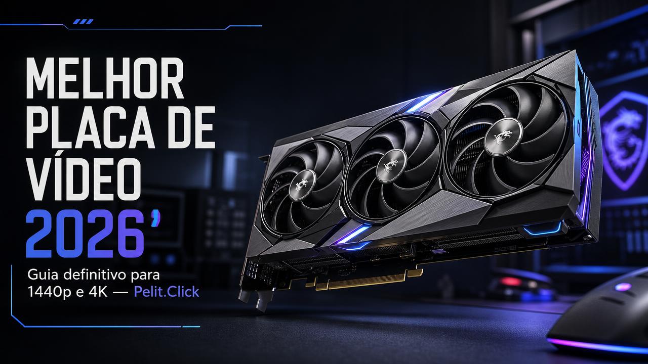 Melhor Placa de Vídeo 2026: Guia Definitivo para 1440p e 4K