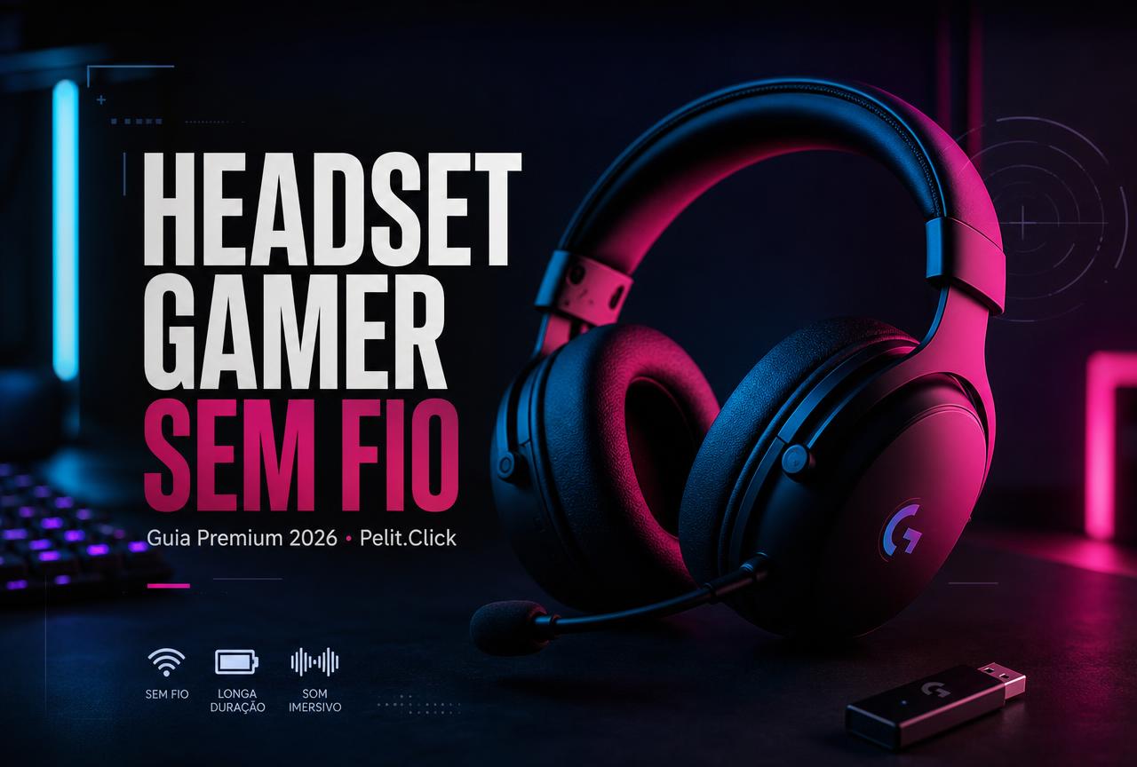 Melhor Headset Gamer Sem Fio em 2026: Guia Premium de Áudio Competitivo