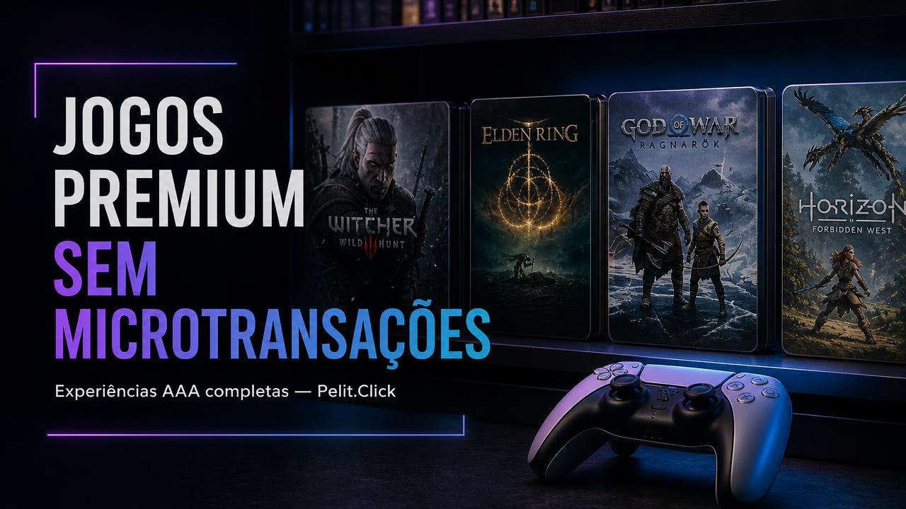 Jogos Premium Sem Microtransações: 2026 Guia de Experiências AAA Completas